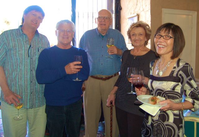 Chris Kehoe, Rick Johnson, Jack Kehow, Marilyn Kehoe, and Suzi Wong at the opening reception.